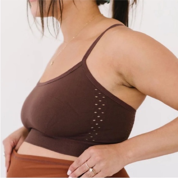 NWT Baobei Adore Maternity & Nursing Bralette. Color: Espresso. Size M/L - Picture 3 of 5